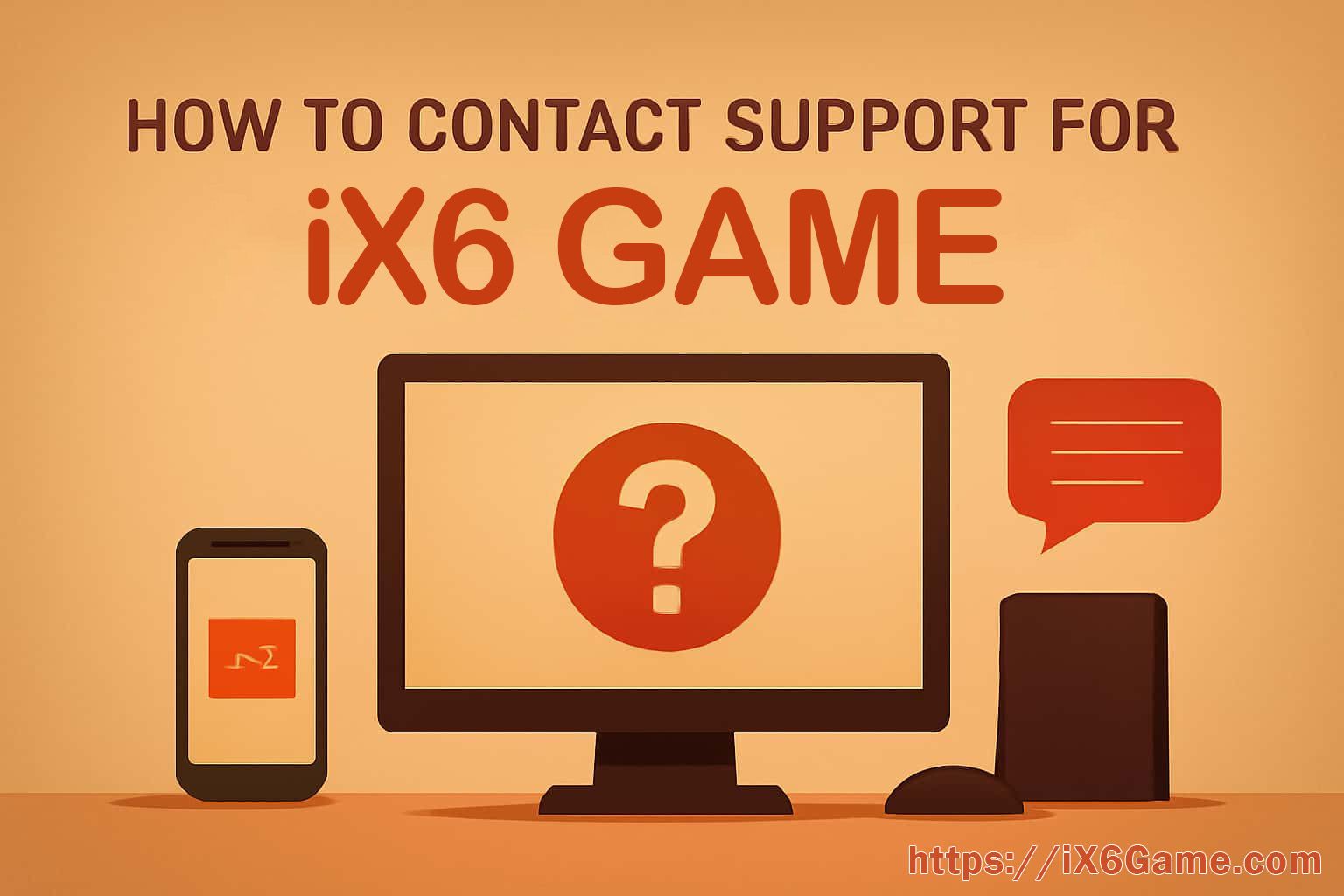 Contact IX6 Support with Useful Evidence esports guide illustration